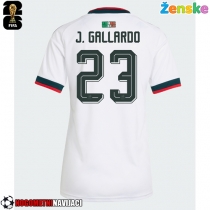 Ženske Nogometnih dresov Mehika Jesus Gallardo #23 Gostujoči SP 2026 Kratki rokavi